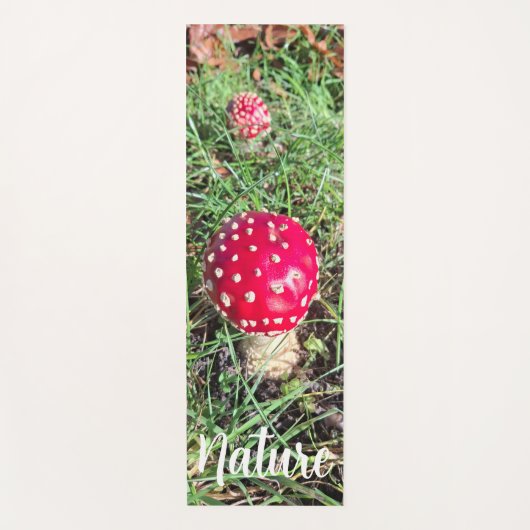 Nature mushroom yogamat (Voorkant)