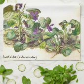 Nature Notes, Violettes par Edith Holden Torchons (Plié)