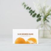 Nature Orange Diet Carte de visite (Debout devant)