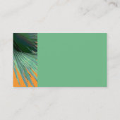 nature palmier tropical carte de visite (Dos)