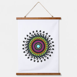 Nature Pastel Mandala Hangend Wandkleed
