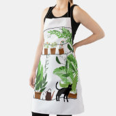 Nature pattern, greenhouse, gardening. Fence, flow Schort (Insitu)