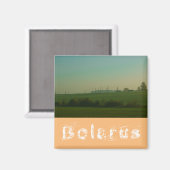 Nature Paysage Champ Pré Biélorussie Magnet (Recto/Verso)