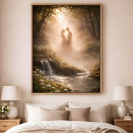 Nature’s Embrace – Where Love Rests Poster