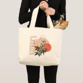 Nature’s Muse Floral Tote Bag (Devant (produit))