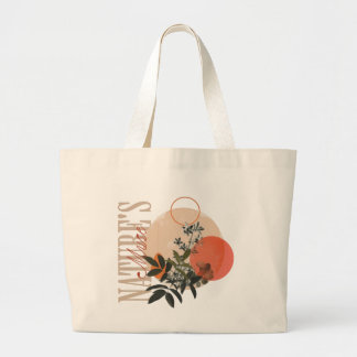 Nature’s Muse Floral Tote Bag