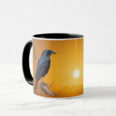 Nature sauvage Crow-Raven Coffee Mug (Devant gauche)