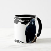 Nature sauvage Crow-Raven Coffee Mug (Devant droit)