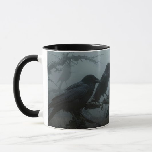 Nature sauvage Crow-Raven Coffee Mug (Gauche)