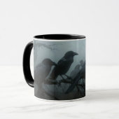 Nature sauvage Crow-Raven Coffee Mug (Devant gauche)