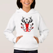 Nature scandinave Cerf Art T-shirt Throw Pi (Devant)