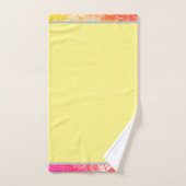 Nature Serviettes de bain jaune Set var2 (Serviette à main)