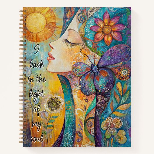 Nature Spirit Femme Carnet Spiral (Devant)