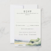 Nature Thématique Mariage Cartes RSVP (Devant)