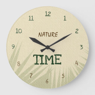 Nature Time Botanisch Grote Klok