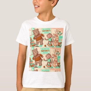 Nature Toys Club – Kids Eco Dieren T-shirt