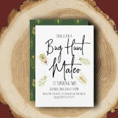 Nature Trail Insect Bug Anniversaire Invitation