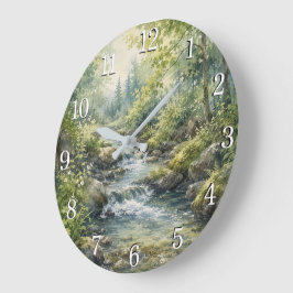 Nature Wall Clock — Botanical & Landscape Design Grote Klok