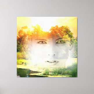 Naturegirl Canvas Afdruk