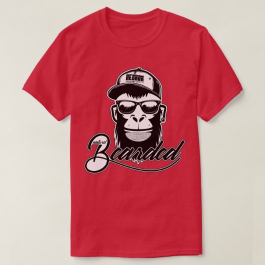 Naturel Bearded Ape Monkey T-shirt (Design voorkant)
