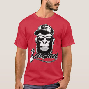 Naturel Bearded Ape Monkey T-shirt