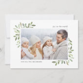 Naturellement Joyeux | Carte photo de vacances (Devant)