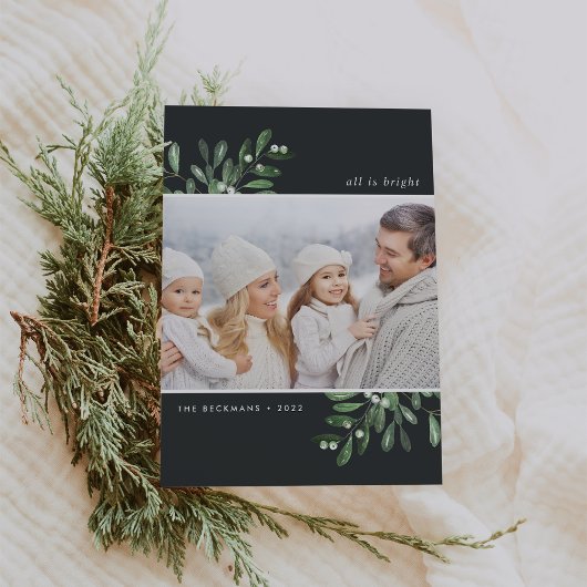 Naturellement Joyeux | Carte photo de vacances Wat