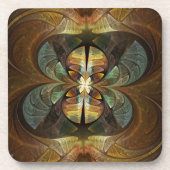 Naturen Matrix Bumble Bee Abstract Bier Onderzetter (Voorkant)