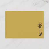 Naturen Matrix Bumble Bee Abstract Visitekaartje (Achterkant)