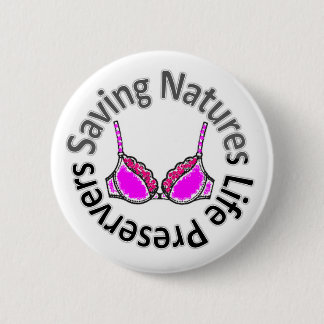 Naturen opslaan - Levensonderhoud Ronde Button 5,7 Cm