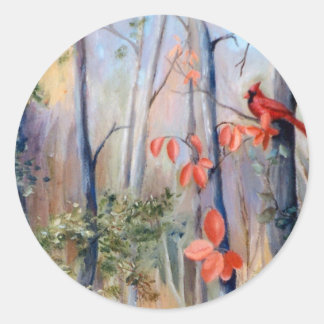 Naturen pad kardinale Sticker