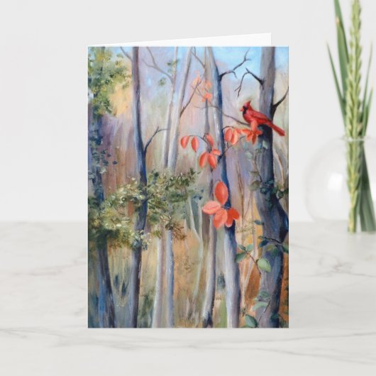 Naturen Path Kardinaal Blank Kaart (Voorkant)