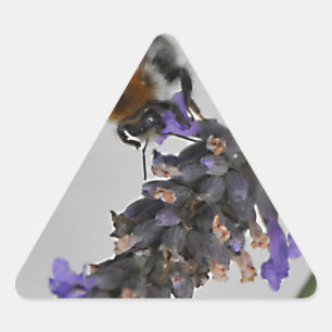 Naturen Prachtige werknemers Driehoek Sticker