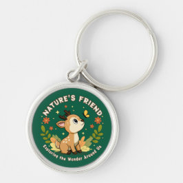 Nature's Friend Cute Fawn Woodland Animal Sleutelhanger