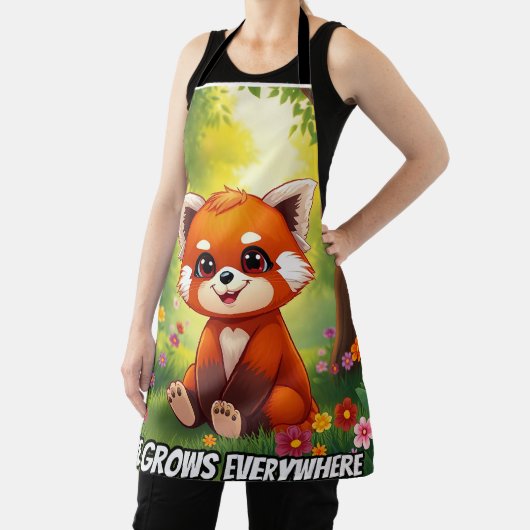 Nature's Hug in a Cute Red Panda Schort (Insitu)