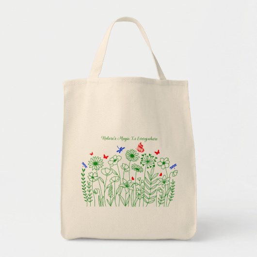 Nature's Magic is Everywhere Tote Bag (Voorkant)