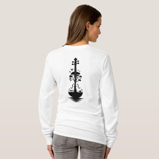 "Nature's Melody" T-shirt (Achterkant volledig)