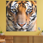 Nature's Wild Animals - Tiger Canvas Afdruk (Insitu (Woonkamer))