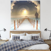 Naturestorm Canvas Print (Insitu (Slaapkamer))
