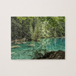 Naturpark Blausee Lake Jigzaag Puzzle Legpuzzel