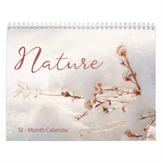 NATUUR 12 maanden seizoenkalender Kalender (Hoes)