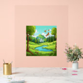 Natuur 15. acryl bord (Huwelijk)