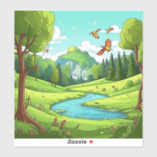 Natuur 15. sticker (Vel)