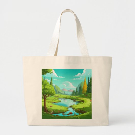 Natuur 18. grote tote bag (Voorkant)