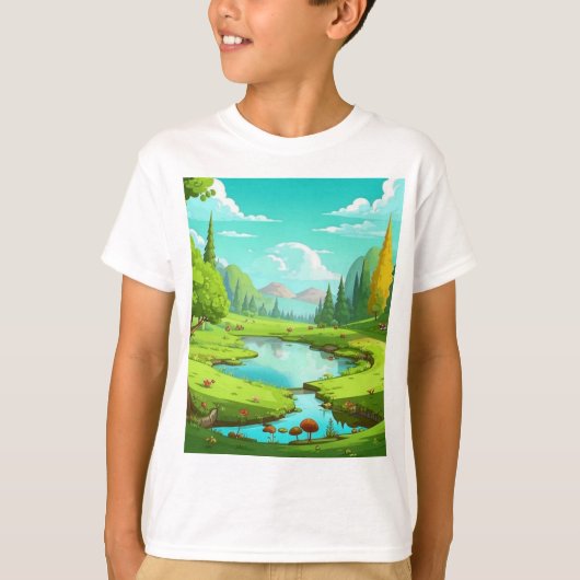 Natuur 18. t-shirt (Voorkant)