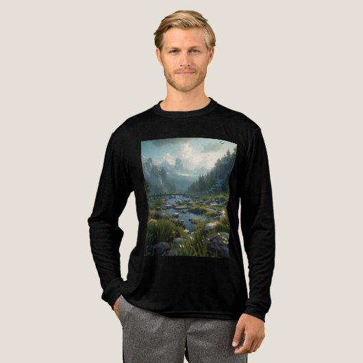 Natuur 25. Tri-Blend shirt (Voorkant)