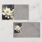 natuur aangepaste visitekaartjes template Lotus Fl (Voorkant / Achterkant)