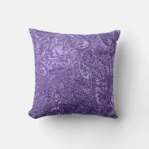 Natuur Abstract Glam Glitter Paars Amethyst Kussen