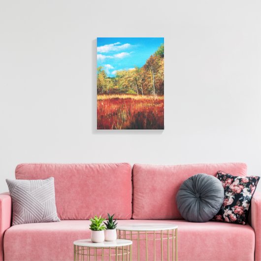Natuur Acrylverf | Verpakt Canvas (Insitu (Woonkamer))