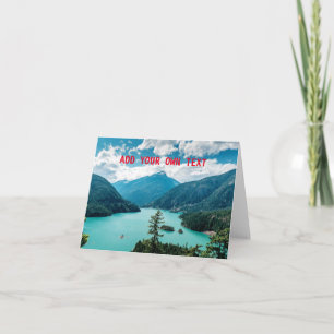 Natuur ADD UW EIGEN TEKST Kaart